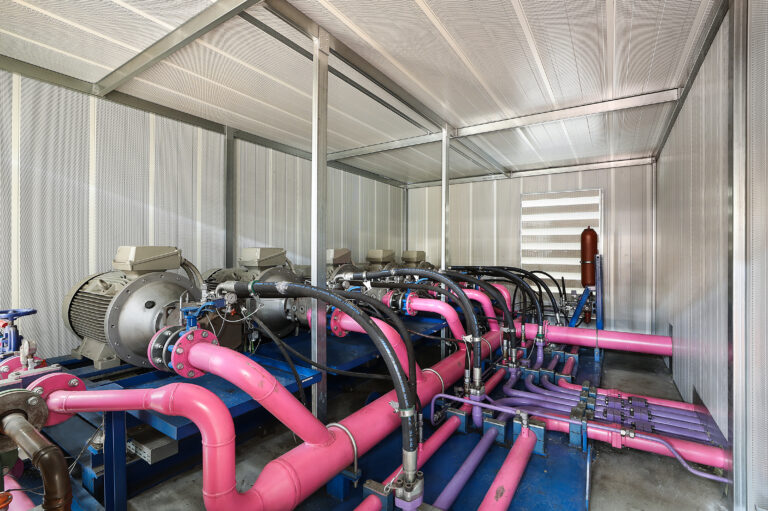 Interior view of a Sonic acoustic enclosure