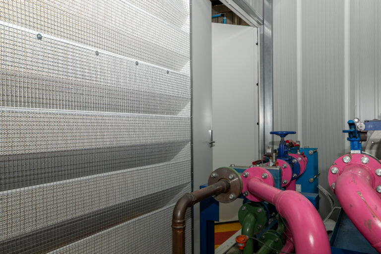 Hydraulic pumps and Sonic Series acoustic louvres