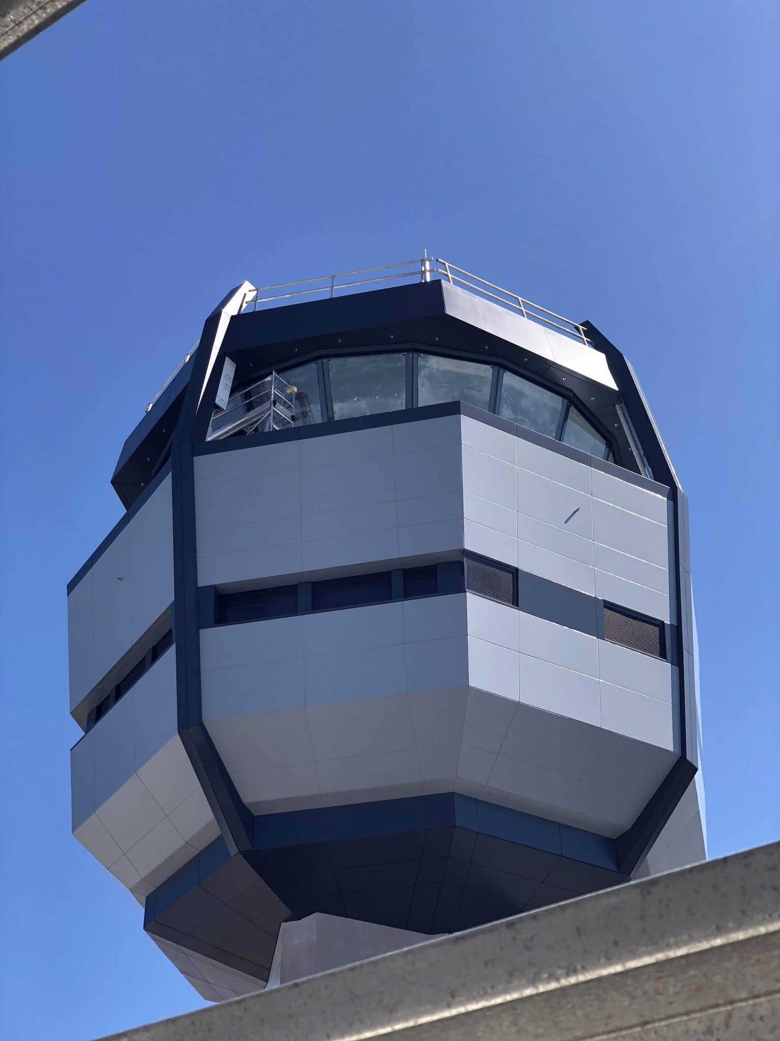 Sonic Series acoustic louvres for a RAAF tower