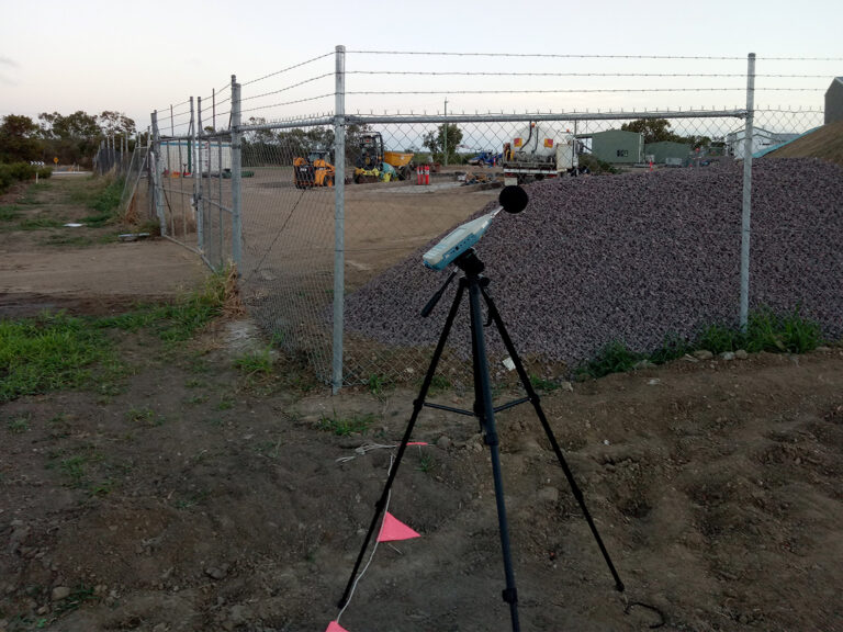 SLM in situ for noise testing