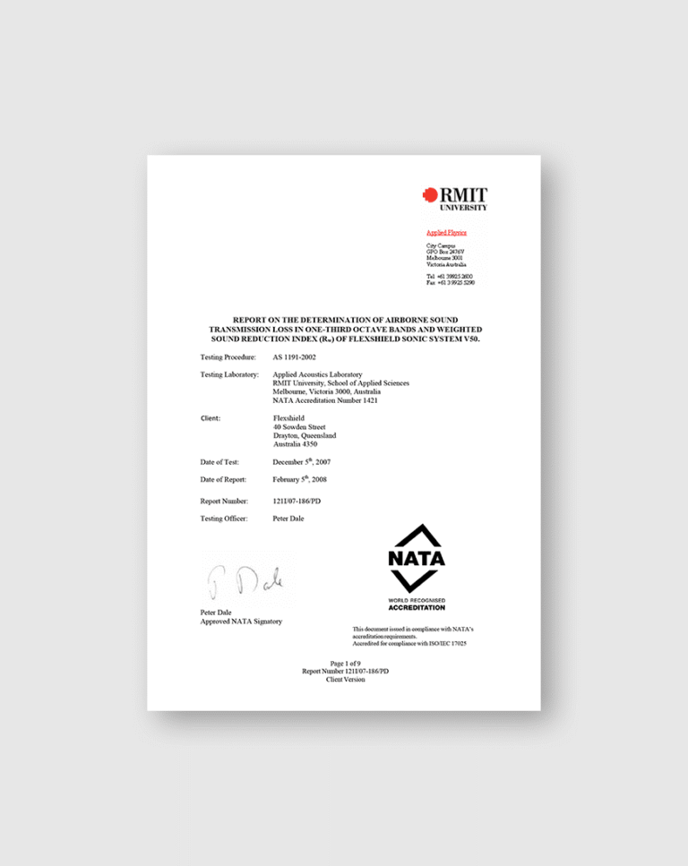 Sonic System acousti modular panel attenuation results - cover image