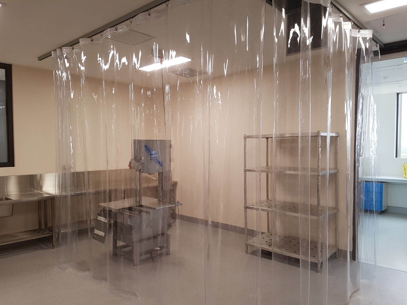 1mm thick SonicClear PVC Curtain