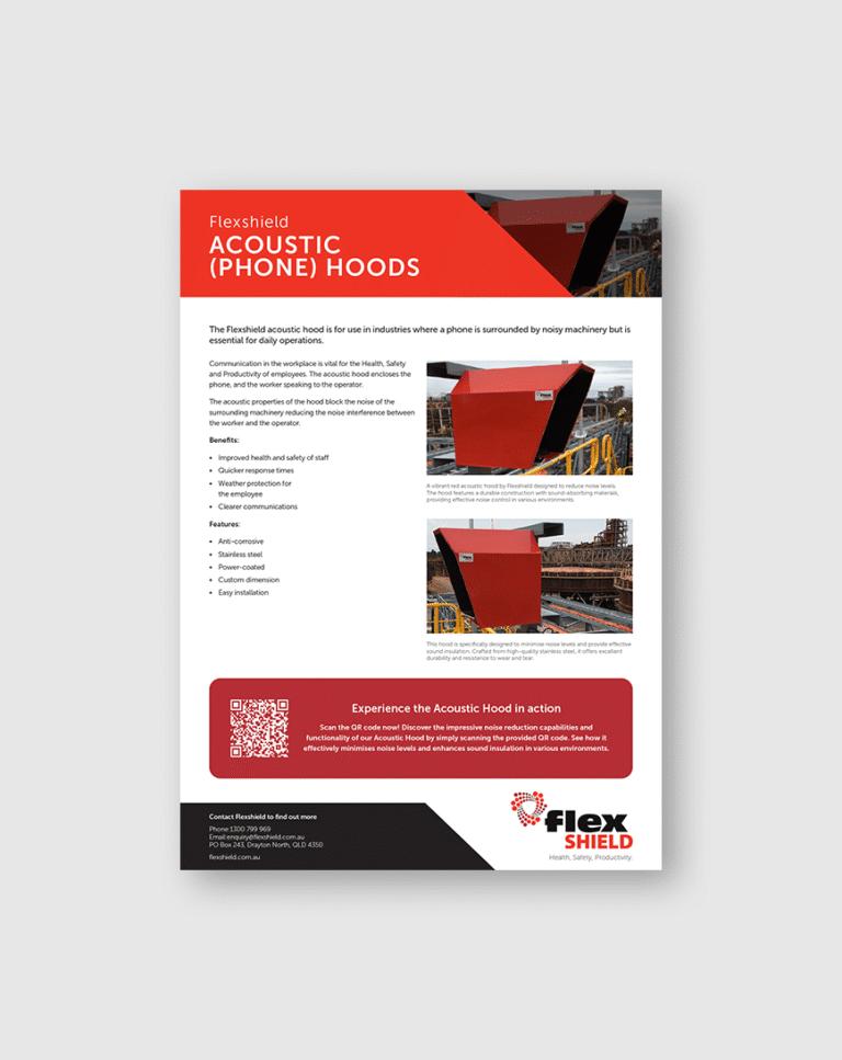 Cover image of the acoustic hood flyer