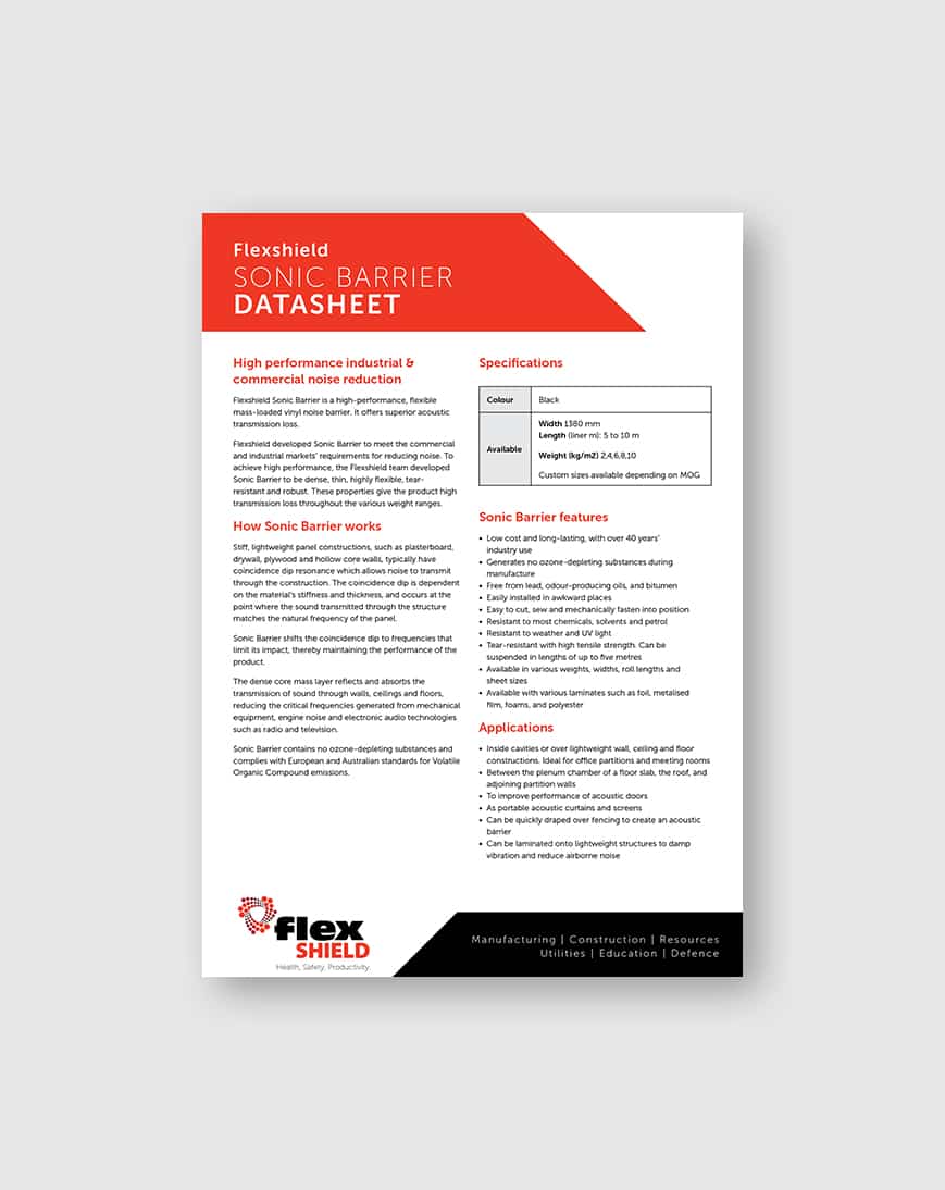 Flexshield_Sonic Barrier_Datasheet_Image