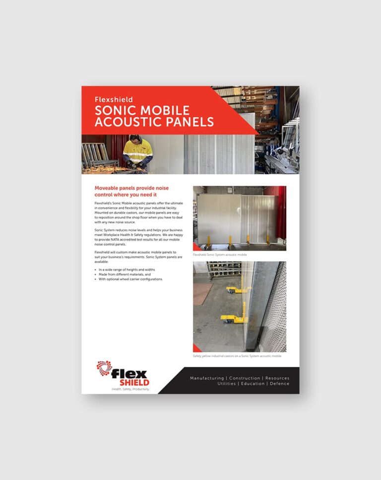 Flexshield_Sonic Mobile Acoustic Panels_Flyer_Image