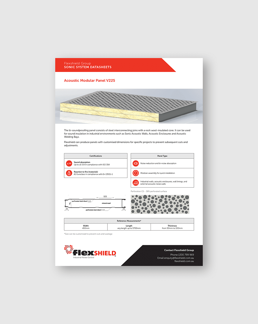 Cover image of the V225 datasheet