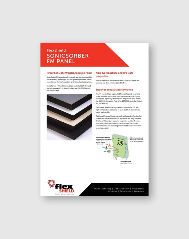Flexshield_SonicSorber FM Panel_Datasheet Image