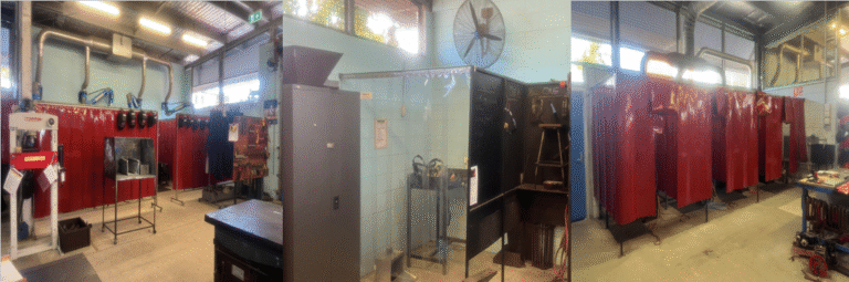 Flexshield Weldflex and SonicClear products installed in a school in North Queensland.