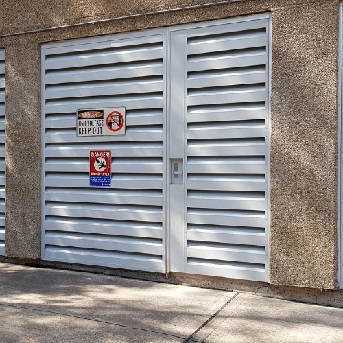 Flexshield acoustic louvres