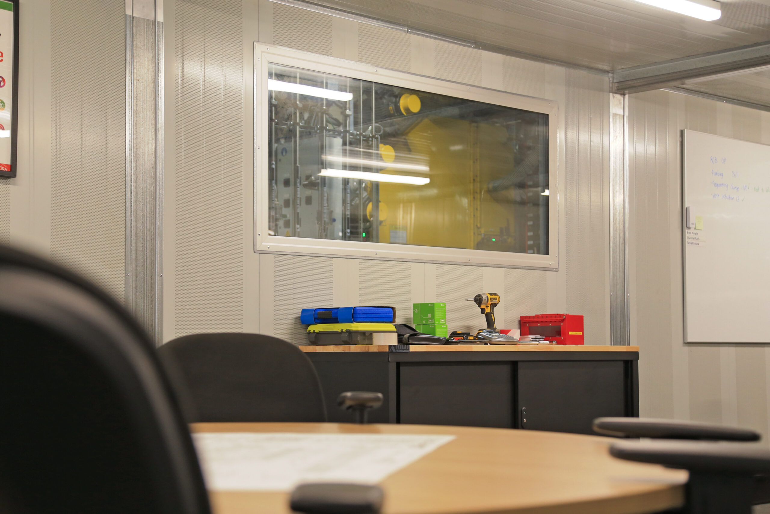 Inside the acoustic office