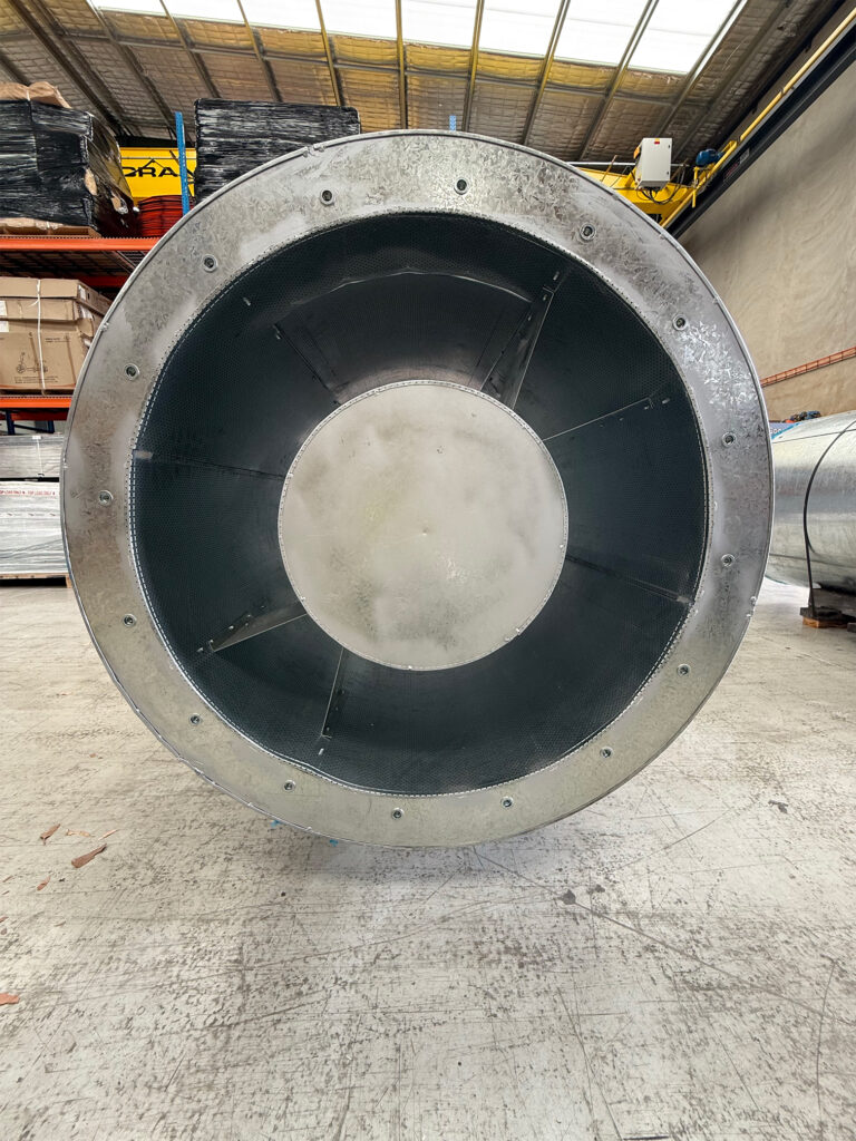 Sonic acoustic attenuator in the AcousTech factory awaiting dispatch